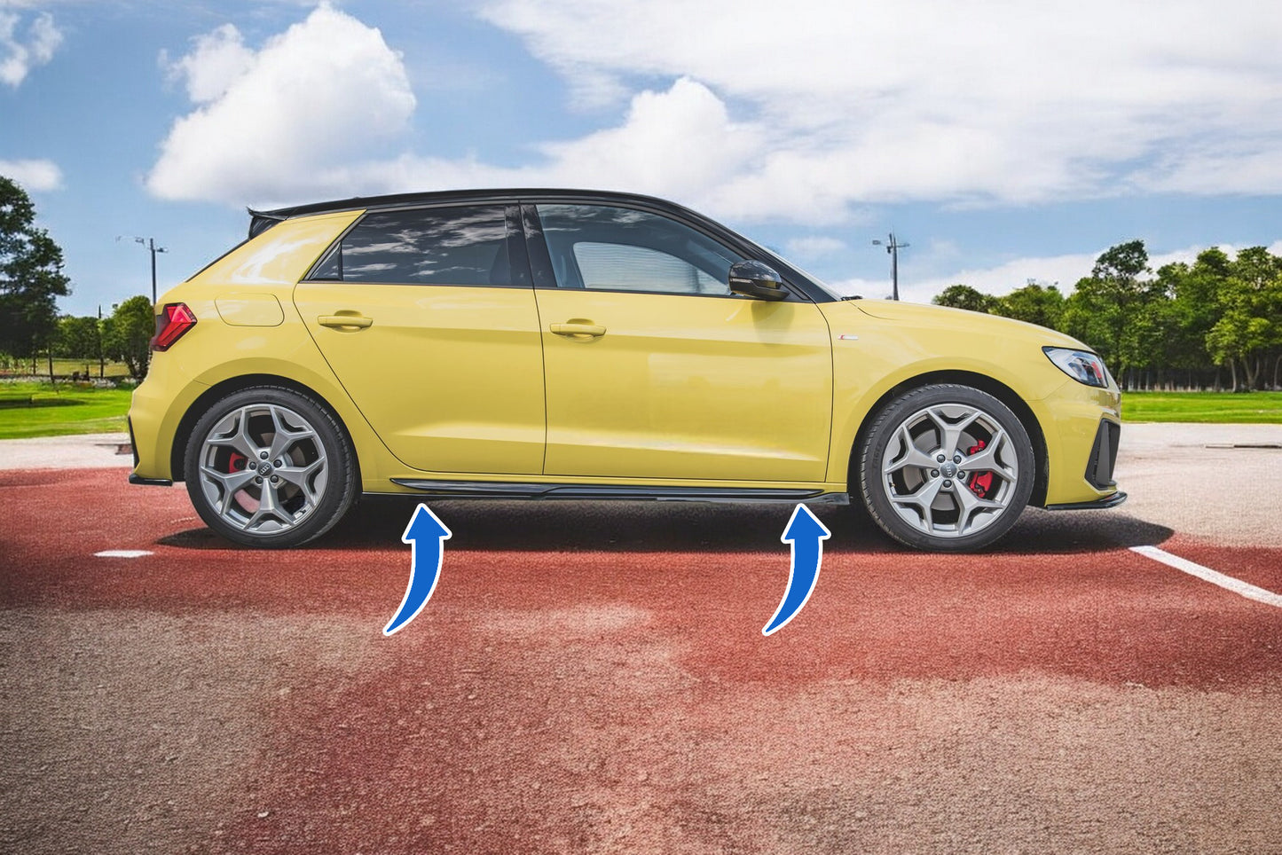 🔥Under Side Skirts suitable for Audi A1 S-Line GB🔥