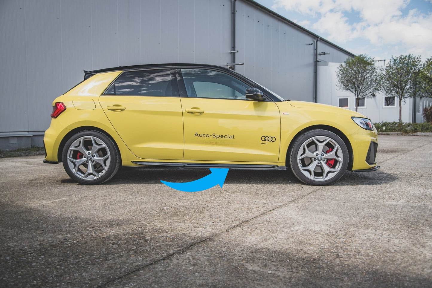 🔥Minigonne laterali Adatto Per Audi A1 S-Line GB🔥