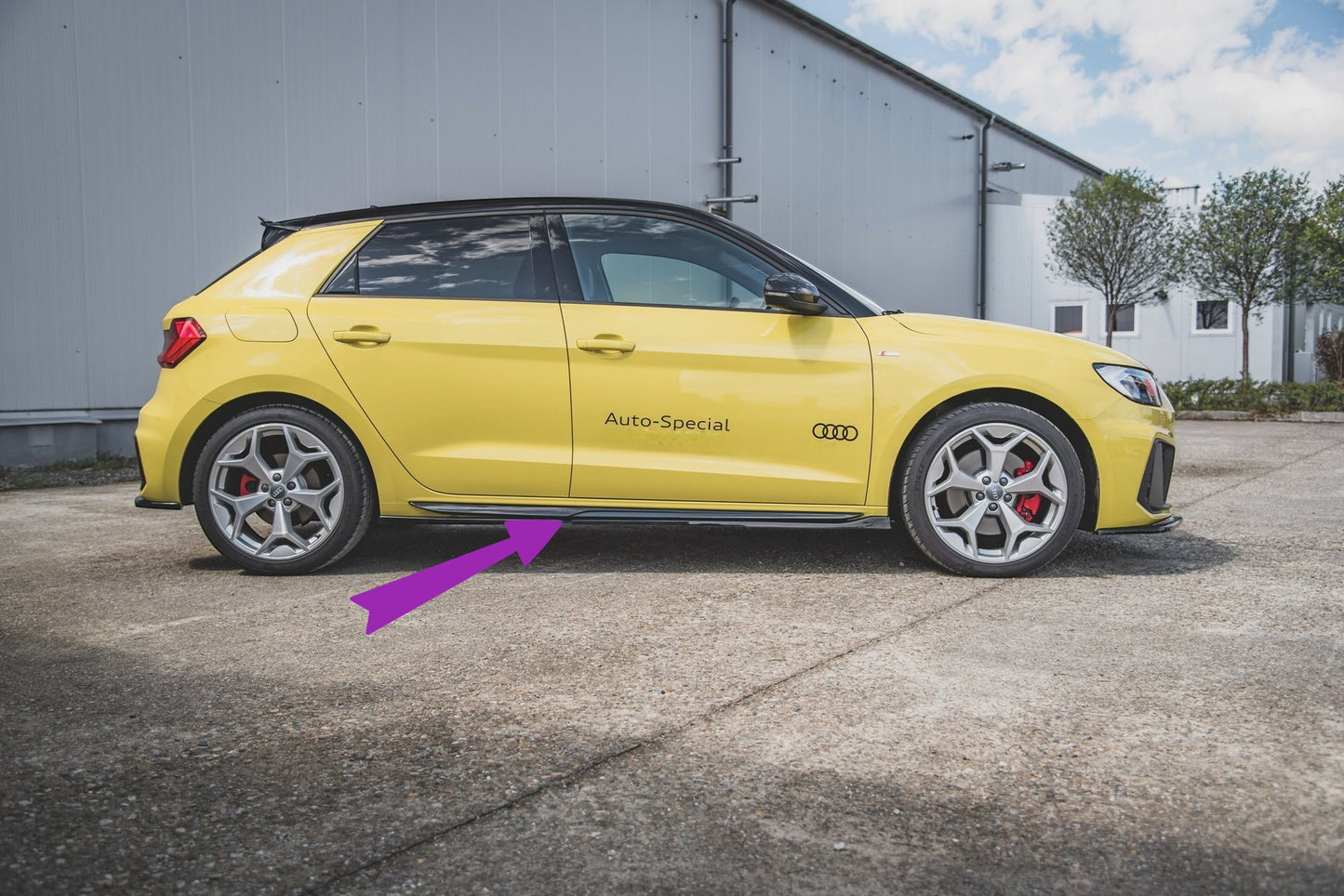 😎 Minigonne Laterali Adatto Per Audi A1 S-Line GB😎