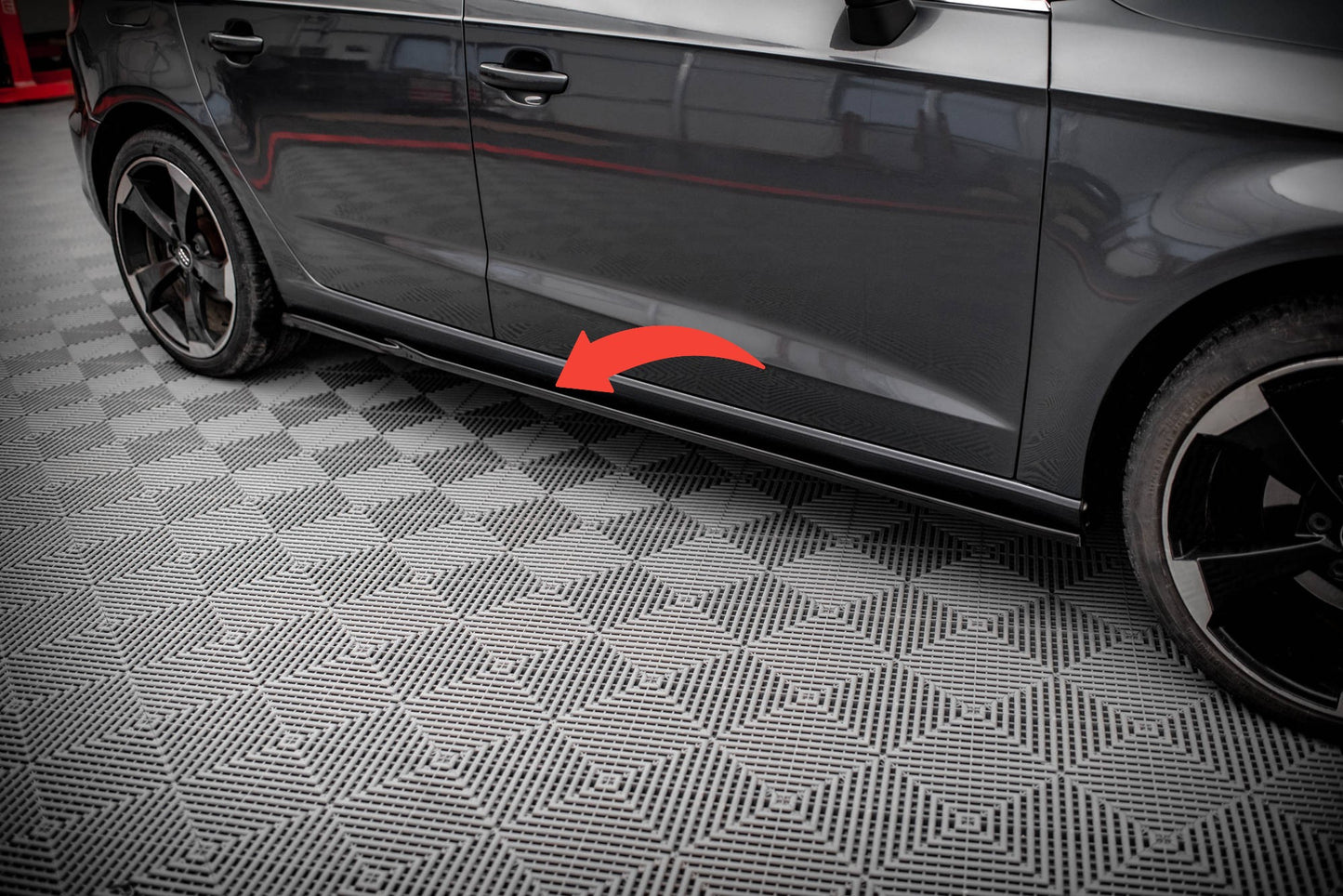 Minigonne Laterali Adatto Per Audi A3 Sportback 8V