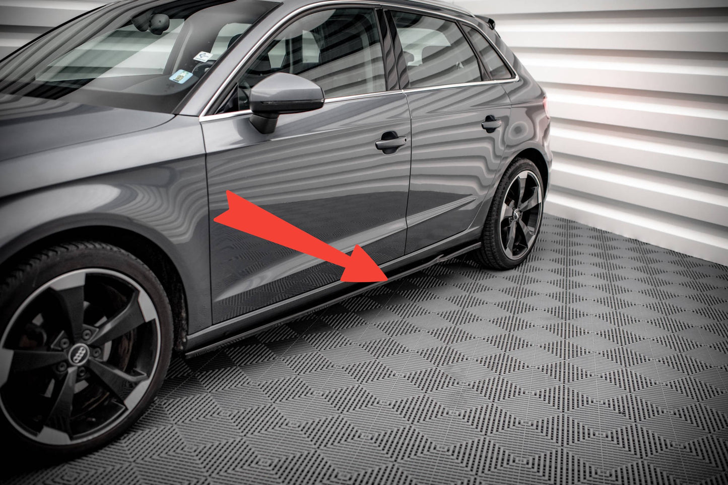 Minigonne Laterali Adatto Per Audi A3 Sportback 8V