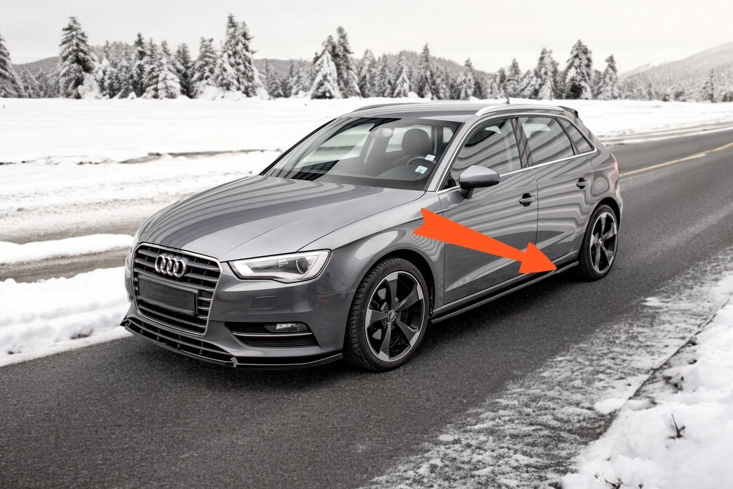 😎Side Skirts Suitable For Audi A3 Sportback 8V😎