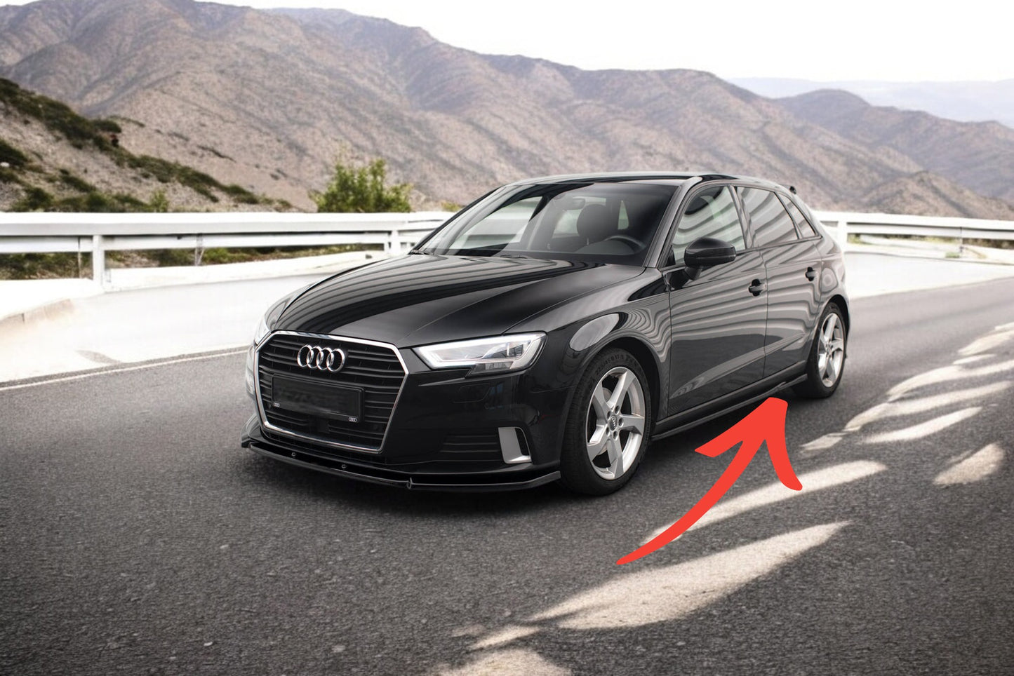 😍Minigonne Laterali Adatto Per Audi A3 Sportback 8V Facelift😍