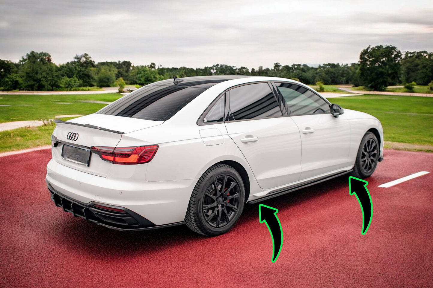 ✨ Under Side Skirts Diffusers suitable for Audi A4 B9 Facelift✨ 