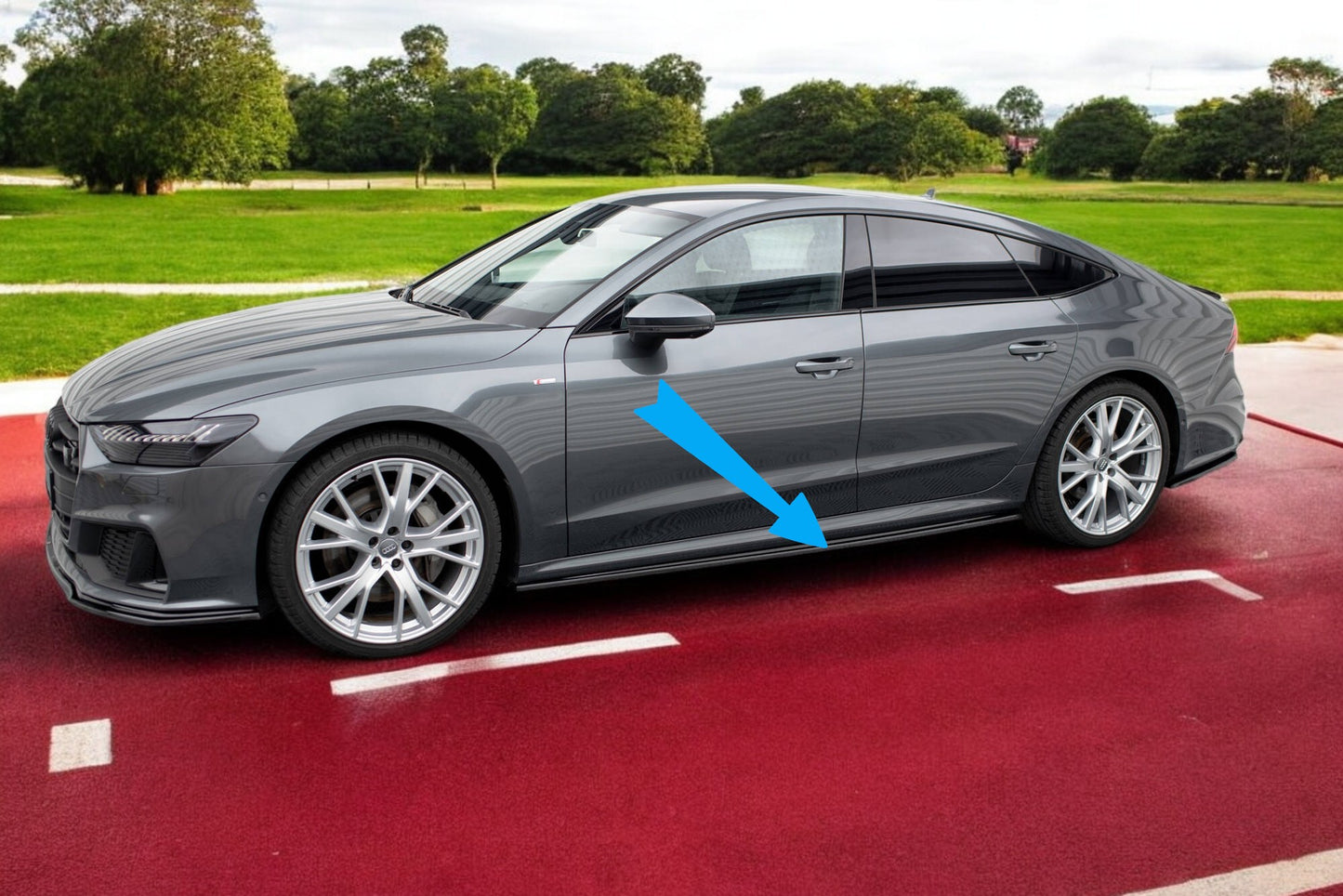 🔥Minigonne Adatto Per Audi A7 S-Line C8 / S7 C8 / C8 Facelift / S7🔥