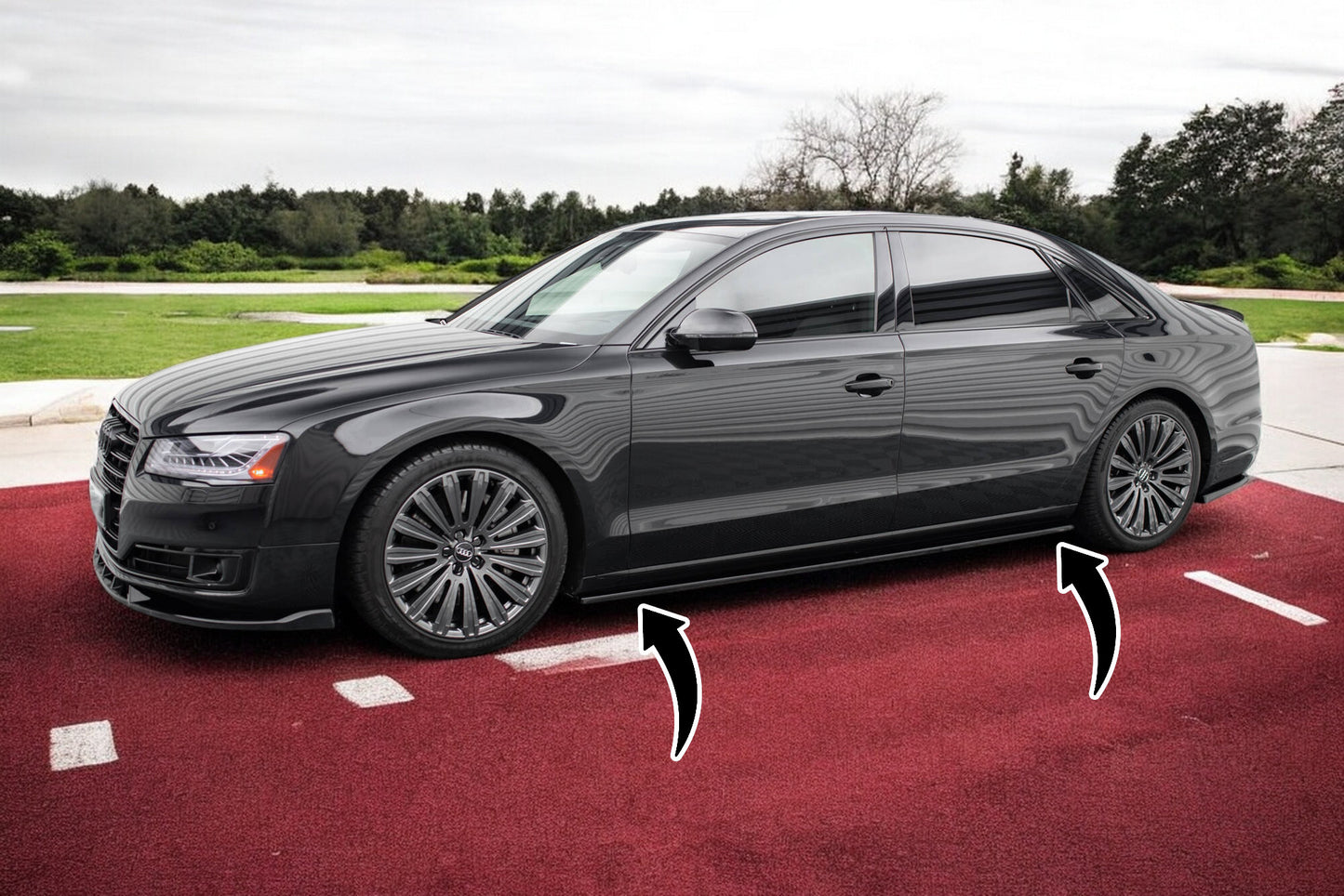 🔥Under Side Skirts suitable for Audi A8 Long D4🔥 