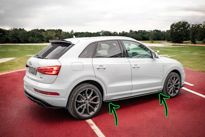 ⭐Sotto Minigonne laterali adatto per Audi Q3 Sport 8U Facelift⭐