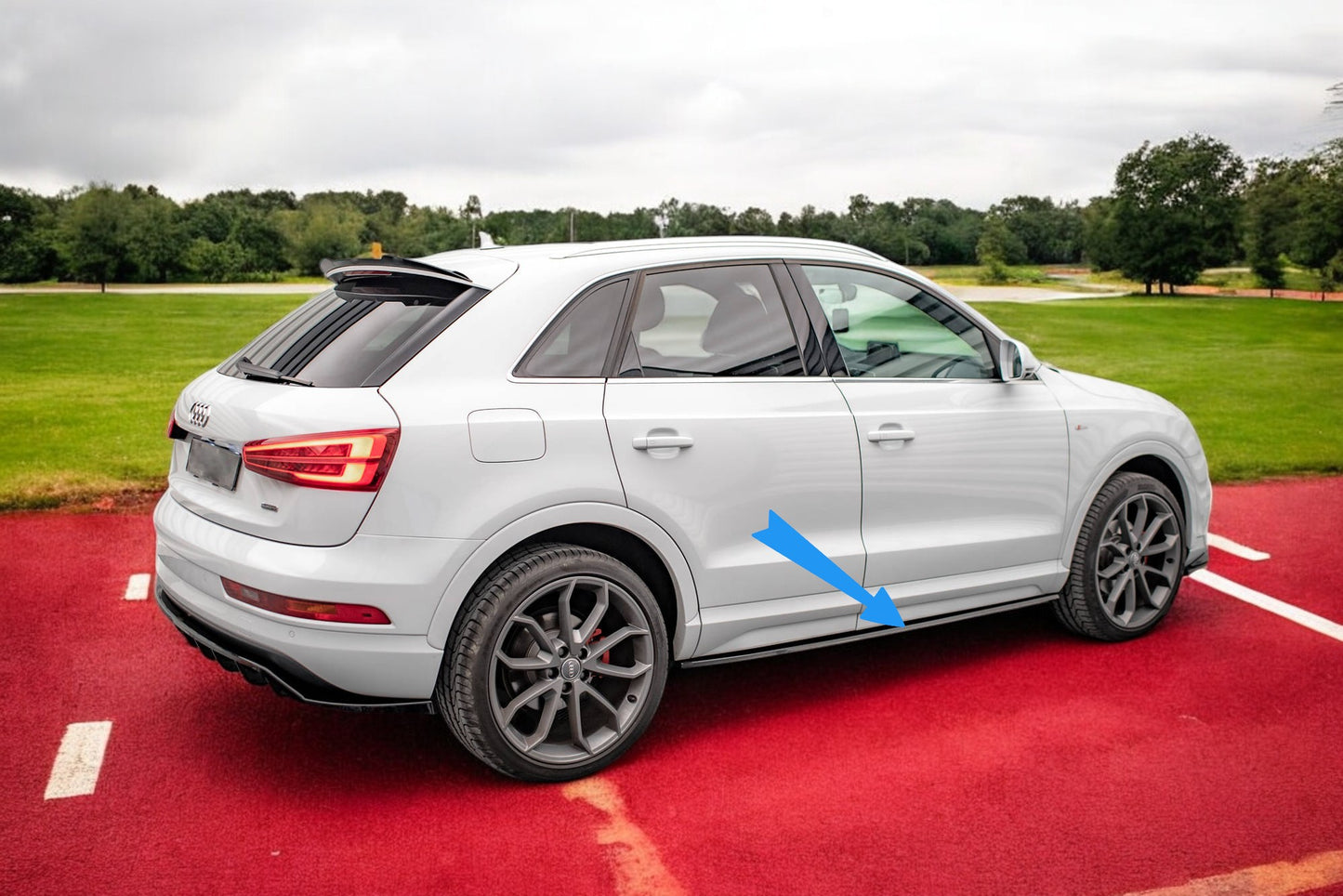 😎Audi Q3 Sport 8U Facelift Side Skirt Diffusers😎