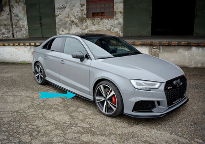 🔥Side Skirt Diffusers Fit For Audi RS3 8V FL Sedan🔥