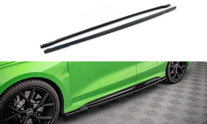 ⭐ Under Side Skirts suitable for Audi RS3 Sedan 8Y⭐