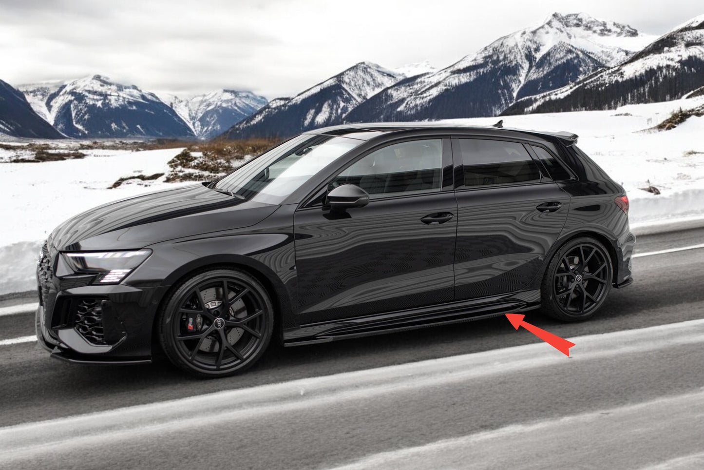 🔥Minigonne laterali adatto per Audi RS3 Sportback 8Y🔥
