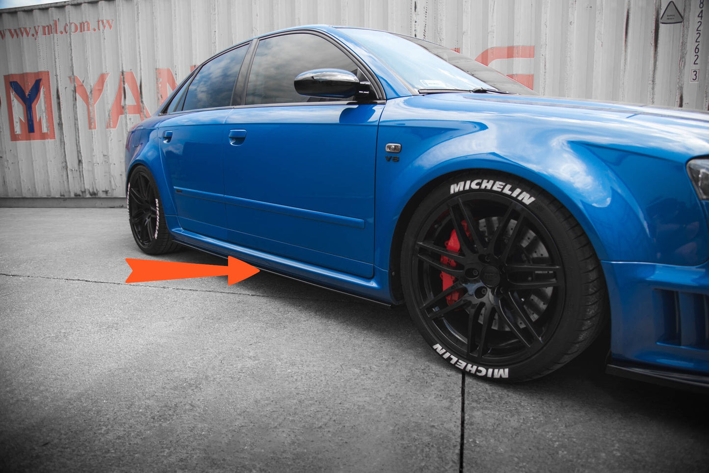 🔥Minigonne laterali Adatto Per Audi RS4 B7🔥