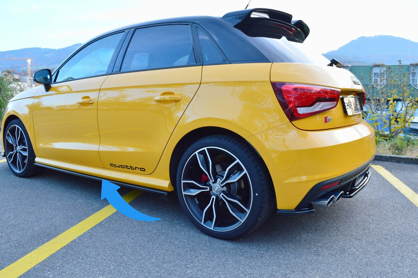 🔥 Side Skirts Suitable For Audi S1 ​​8X🔥