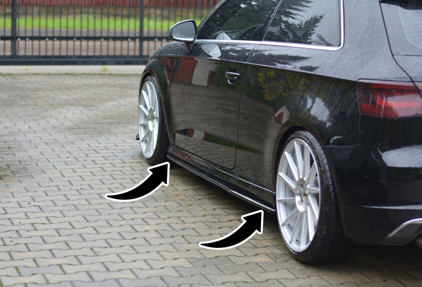 ✨Under Side Skirts fit for Audi S3 / A3 S-Line 8V / 8V FL Hatchback✨