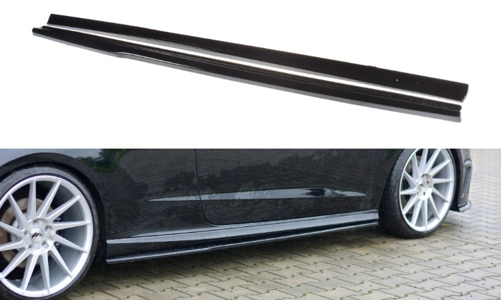 ✨Under Side Skirts fit for Audi S3 / A3 S-Line 8V / 8V FL Hatchback✨