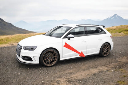 💥Minigonne Laterali Adatto Per Audi S3 / A3 S-Line Sportback 8V💥