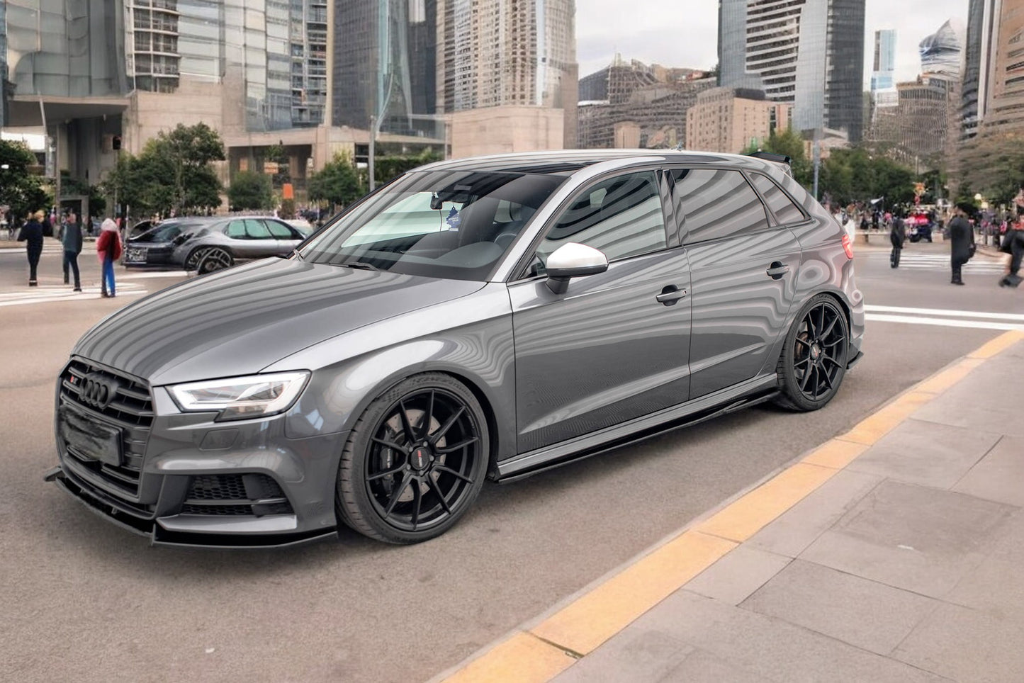 ✨MINIGONNE PER AUDI S3 / A3 S-Line Sportback 8V Facelift 2016-2019✨