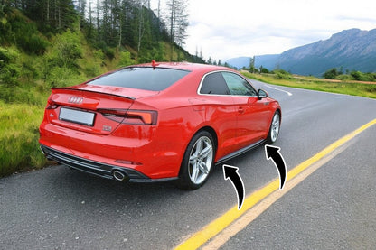 ⭐Sotto Minigonne Laterali adatto per Audi S5 / A5 S-Line F5 Coupe⭐