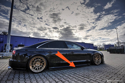 🔥Minigonne Laterali Adatto Per Audi S8 D4 FL🔥