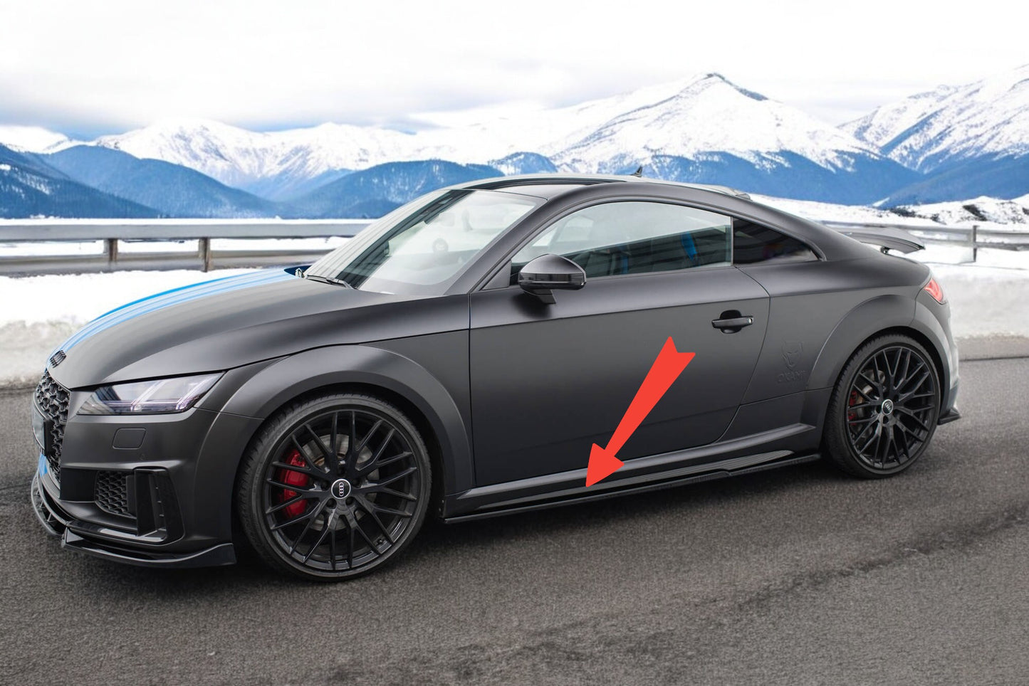 😎Minigonne laterali Adatto Per Audi TT S / TT S-Line 8S Facelift😎