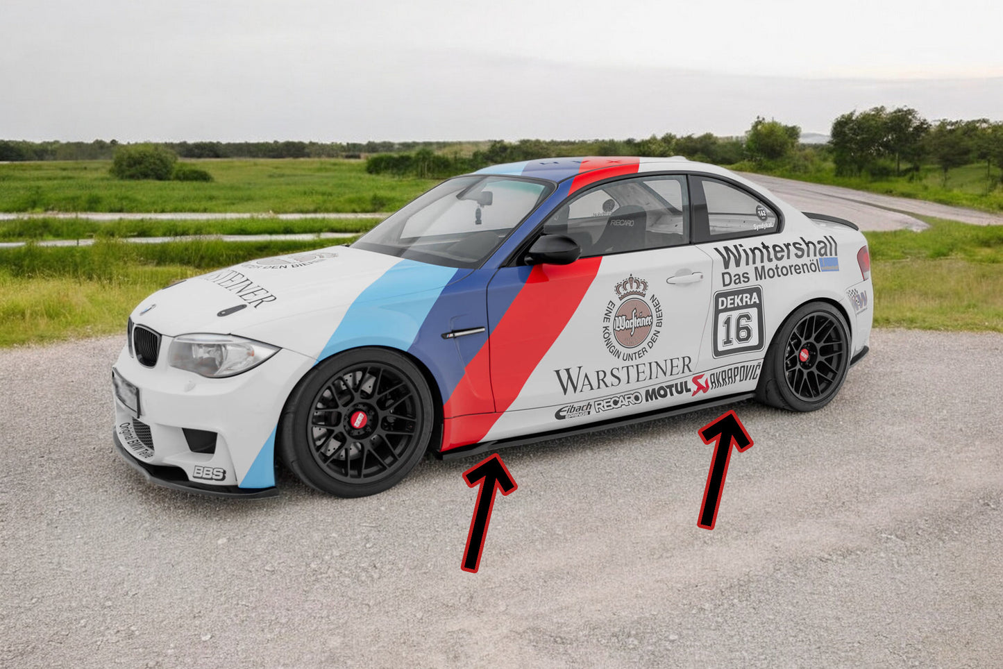 ⭐Minigonne Laterali Diffusori BMW 1 M Coupe E82⭐