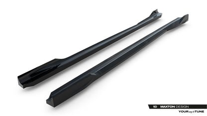 💫ART.8827 Sotto Minigonne Nero Lucido per BMW X3 M50 G45 2024+💫