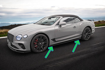 ✨Minigonne Laterali Diffusori Bentley Continental GT Mk3✨