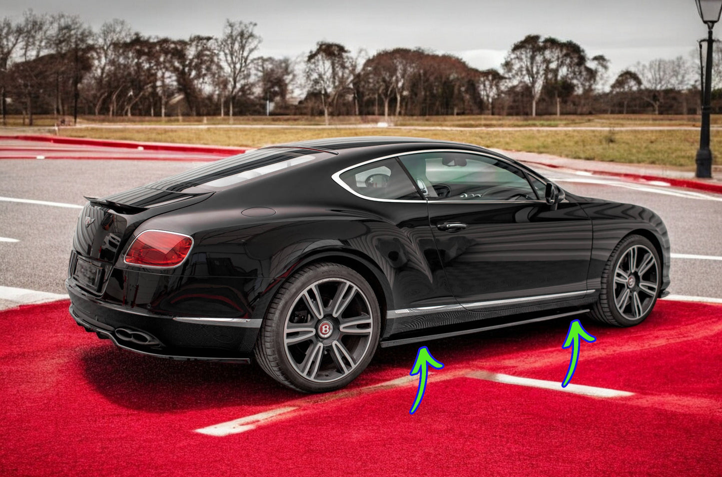 ✨Minigonne Laterali Diffusori Bentley Continental GT V8 S Mk2✨