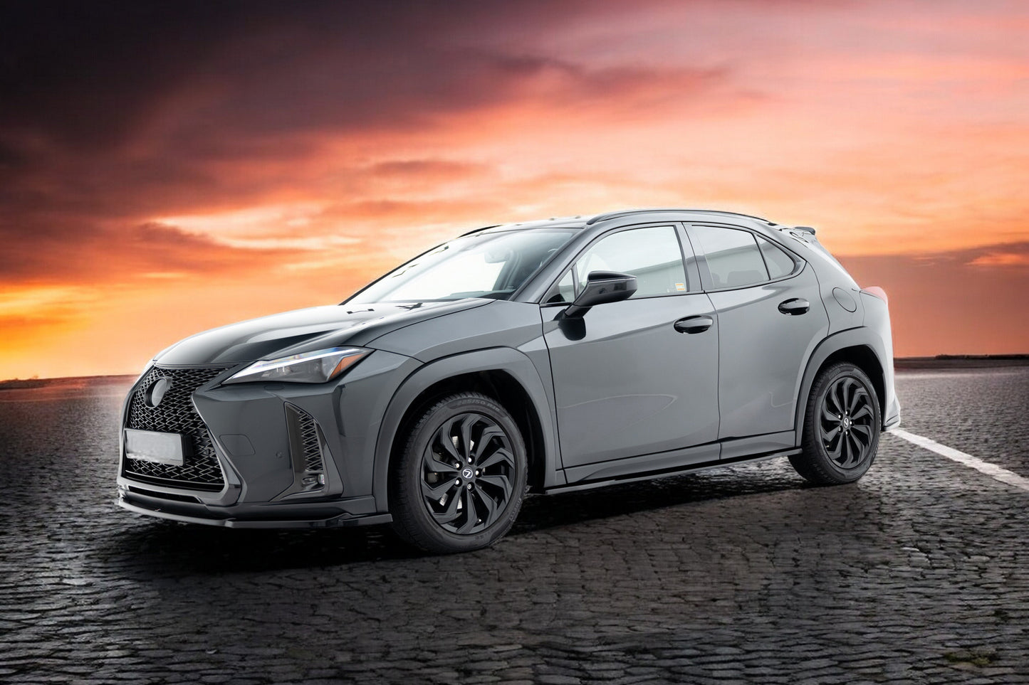 ⭐Diffusori minigonne laterali Adatto Per Lexus UX F-Sport Mk1⭐