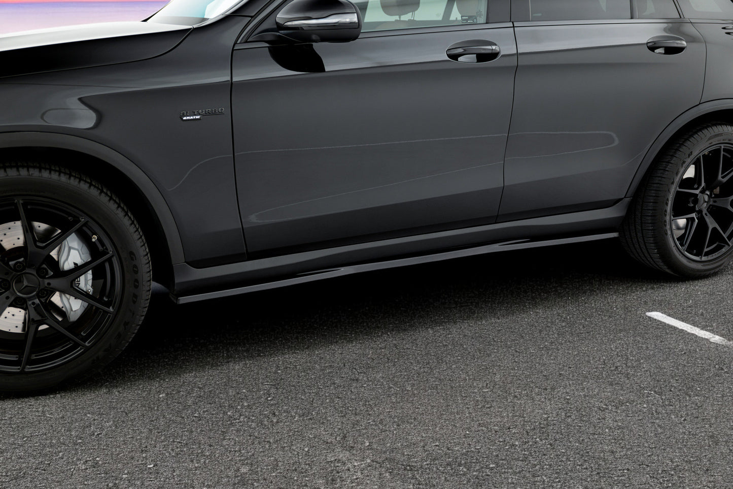 ⭐minigonne laterali Adatto Per Mercedes-AMG GLC 43 / AMG-Line SUV X253 Facelift⭐