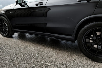 ⭐minigonne laterali Adatto Per Mercedes-AMG GLC 43 / AMG-Line SUV X253 Facelift⭐