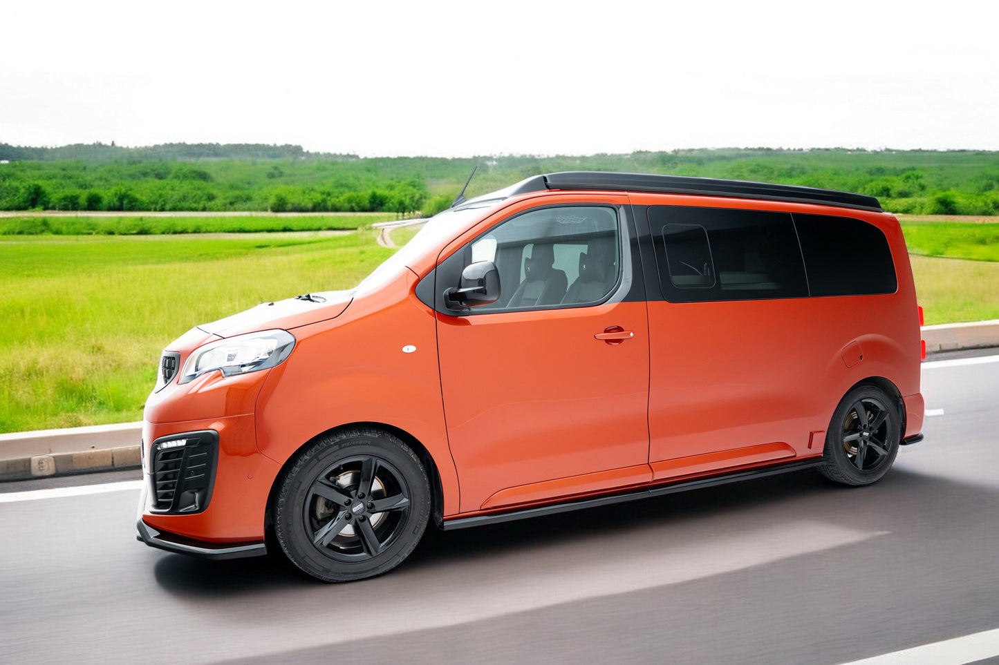 ⭐minigonne laterali Adatto Per Peugeot Expert l2 /l3 Mk3⭐