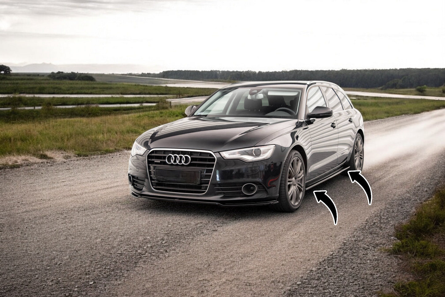 ⭐Under Side Skirts V.1 suitable for Audi A6 C7⭐