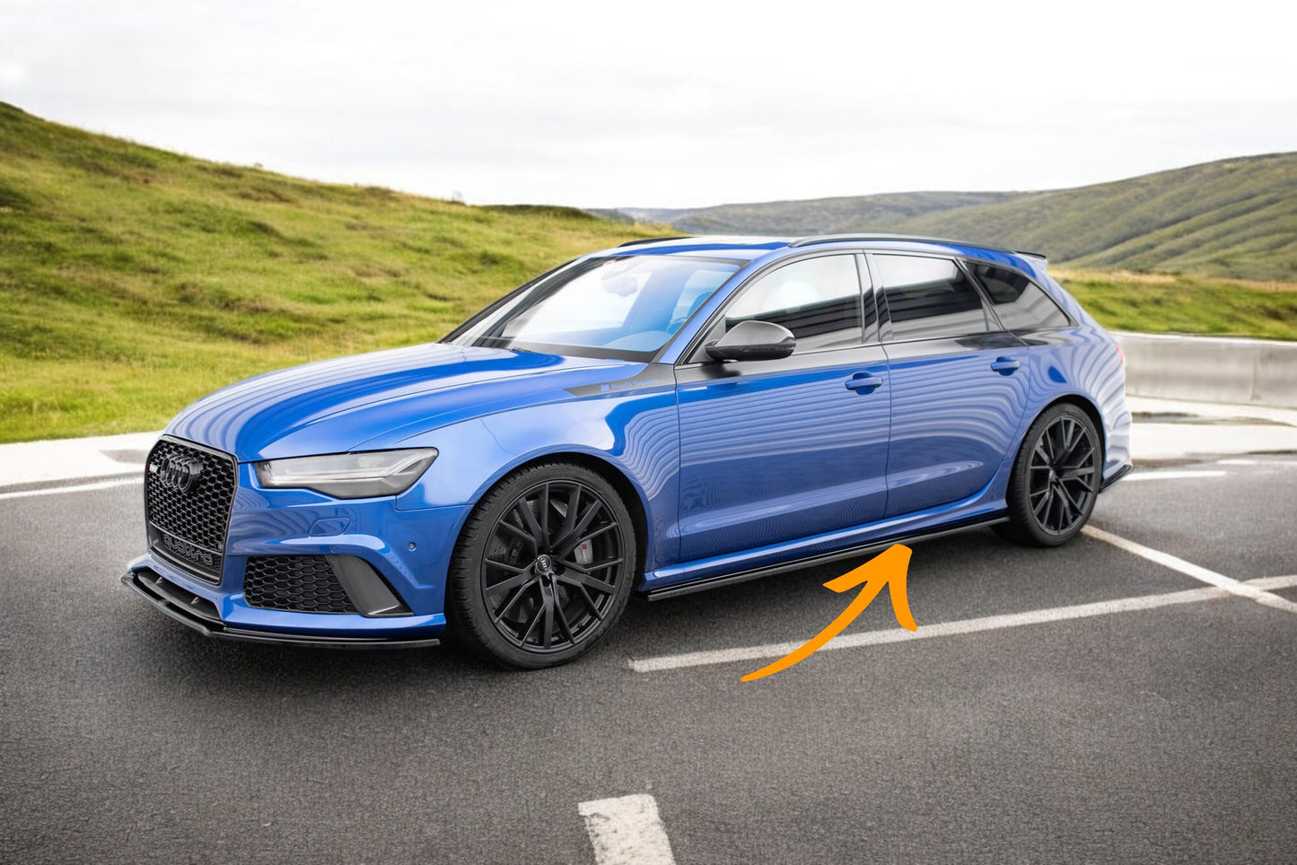🔥Minigonne laterali V.1 Adatto Per Audi RS6 C7🔥