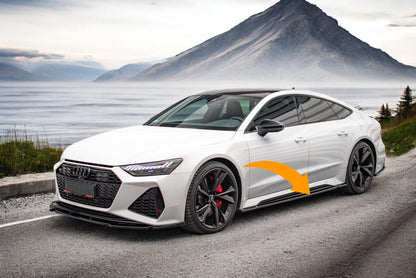 😎Minigonne Laterali V.1 Adatto Per Audi RS7 C8😎