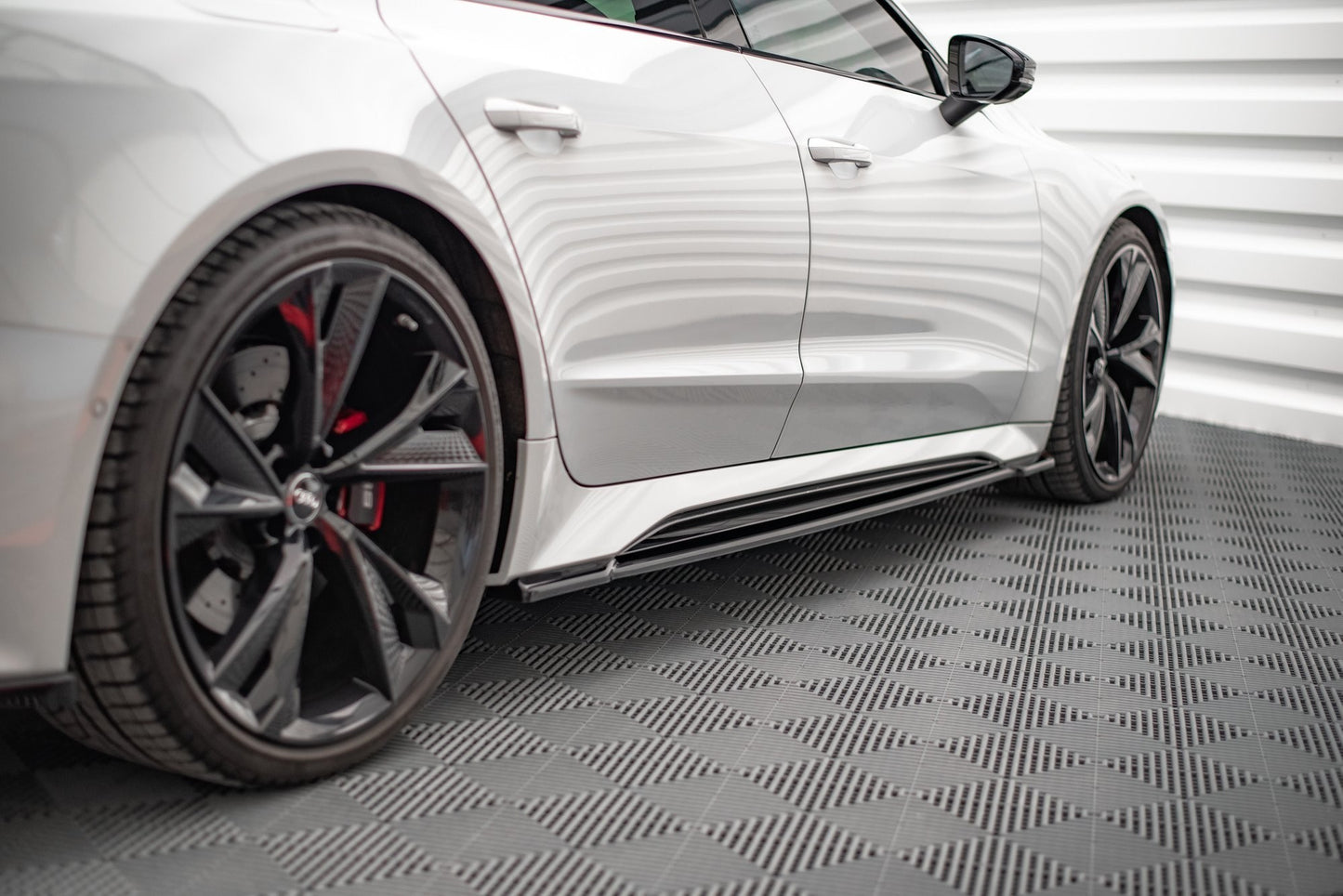 😎Minigonne Laterali V.1 Adatto Per Audi RS7 C8😎