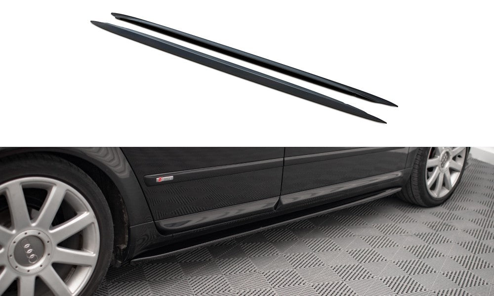 🔥 Minigonne laterali V.1 Adatto Per Audi S4/A4/A4 S-Line B6/B7🔥