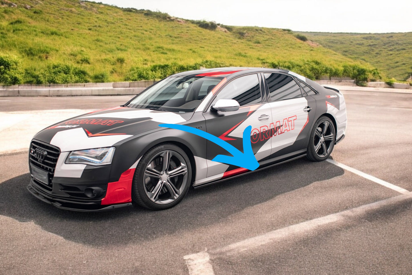 ✨Minigonne Laterali V.1 Adato Per Audi S8 D4✨