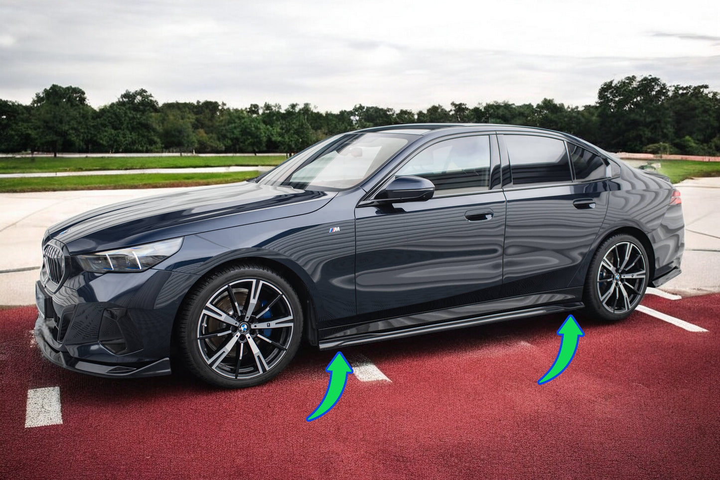 ⭐Minigonne Laterali Diffusori V.1 BMW 5 M-Pack G60⭐