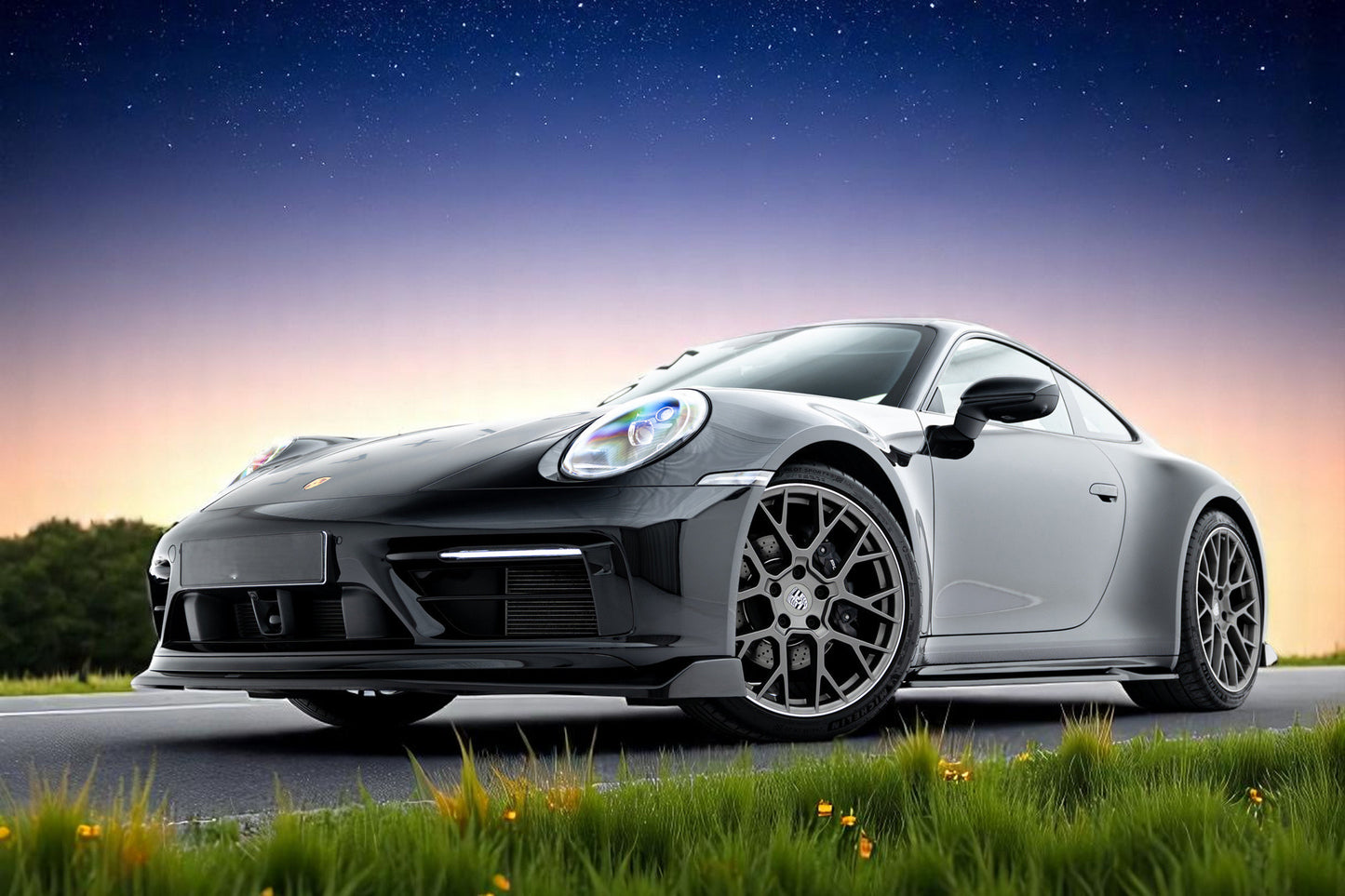 🔥Minigonne Laterali V.1 Adatto Per Porsche 911 Carrera Sport Design 992🔥