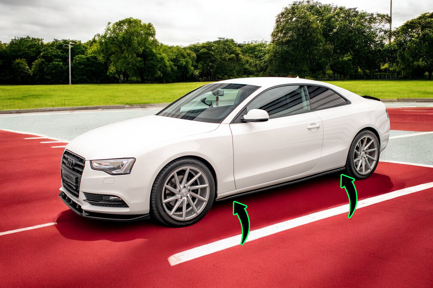 🔥Minigonne laterali V.2 Audi A5 / A5 S-Line / S5 Coupe 8T🔥