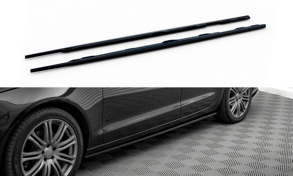 😎 Minigonne Laterali V.2 Adatto Per Audi A6 C7😎