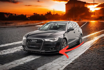 😎Splitter anteriore V.3 adatto per Audi A6 C7😎