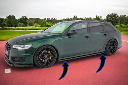 🔥Minigonne Laterali Diffusori V.2 Audi A6 S-line / S6 C7🔥