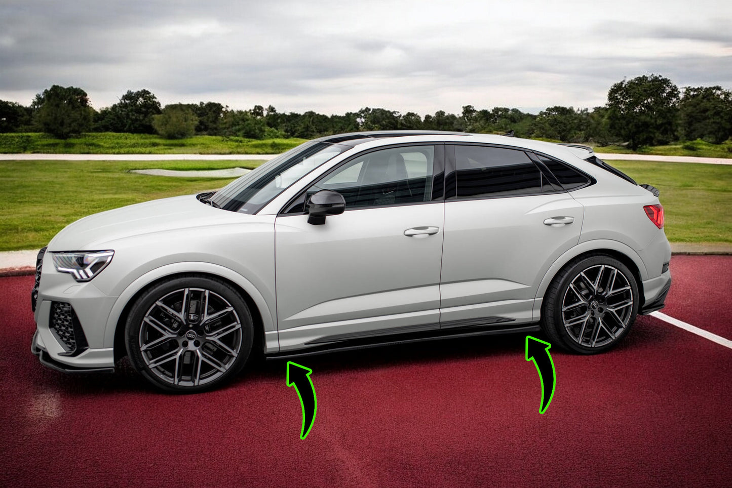 🔥Under Side Skirts suitable for V.2 Audi Q3 S-Line / RSQ3 F3🔥