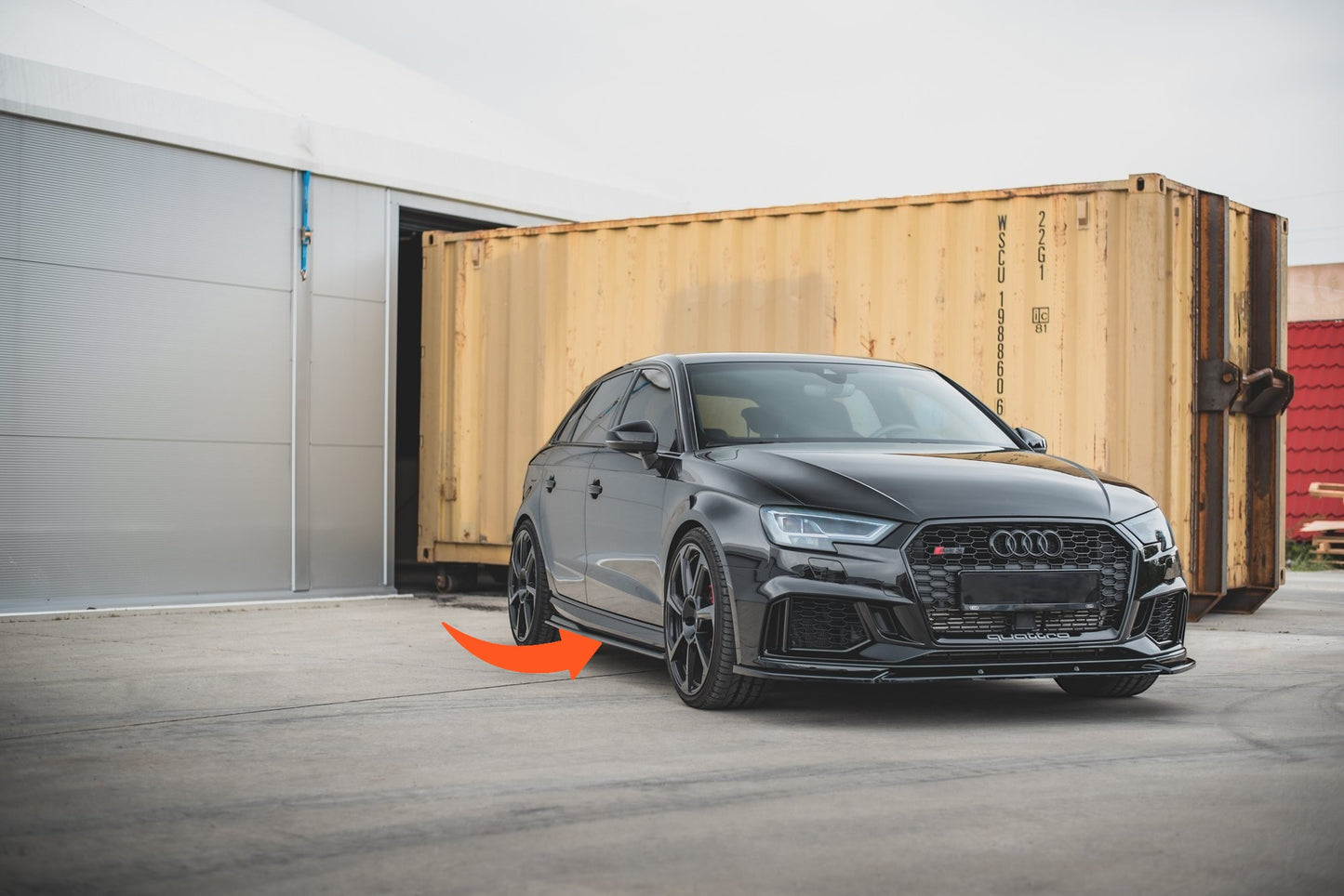😍Side Skirts V.2 Suitable For Audi RS3 8V Sportback Facelift😍