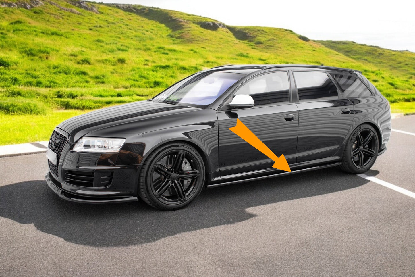 😍Side skirts V.2 Suitable for Audi RS6 Avant C6😍