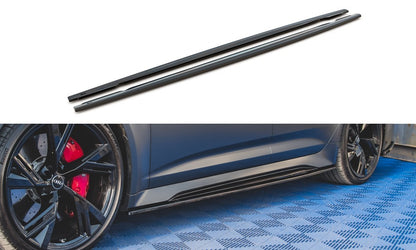 😎 Minigonne Laterali V.2 Adatto Per Audi RS6 C8😎