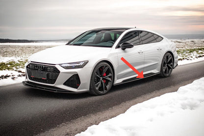 😎Minigonne laterali V.2 Adatto Per Audi RS7 C8😎