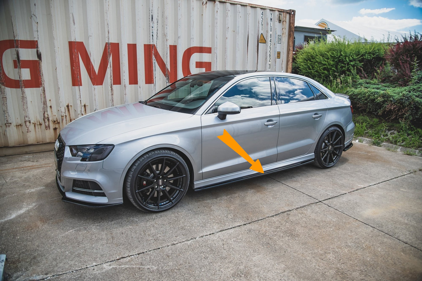 😎Side Skirts V.2 Suitable For Audi S3 / A3 S-Line Sedan 8V Facelift😎